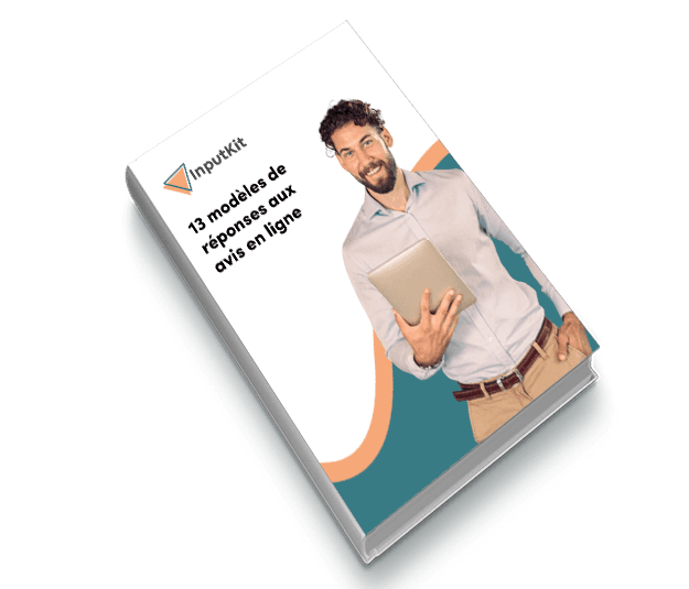 Preview of the free guide: 13 online review response templates (positive and negative)