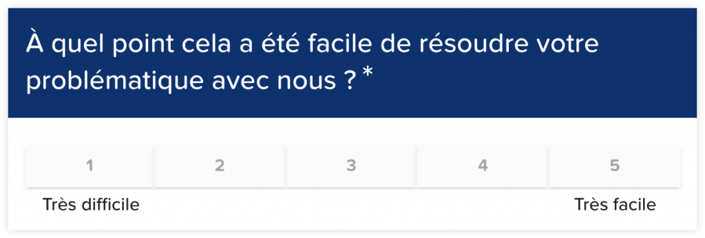 Indicateur de satisfaction CES