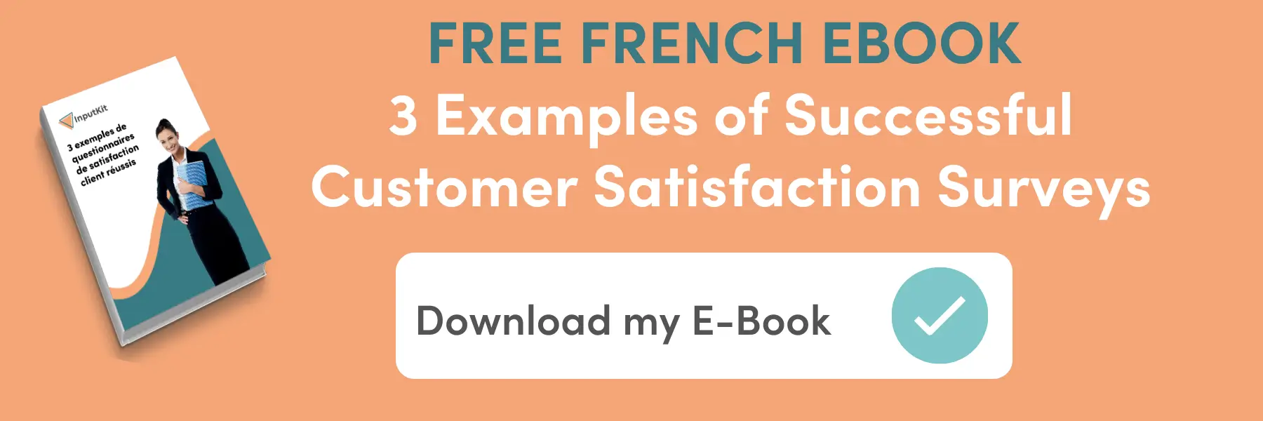 Free French EBook - 3 examples of successful customer satisfaction surveys